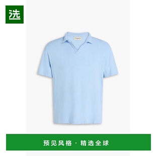 1h可退 香港直邮officine generale 男士 Simon 棉麻混纺Polo衫 S