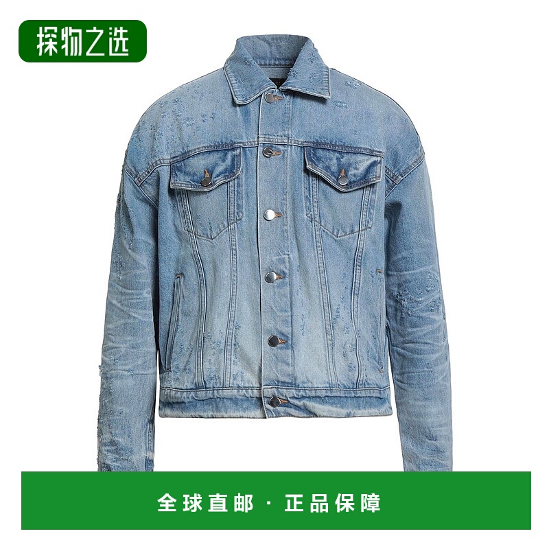 香港直邮AMIRI 男士 牛仔布夹克 blue蓝色 舒适时尚