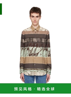 香港直邮PAUL SMITH 男士衬衫 M1R901UL0207334 AW2023 棕色