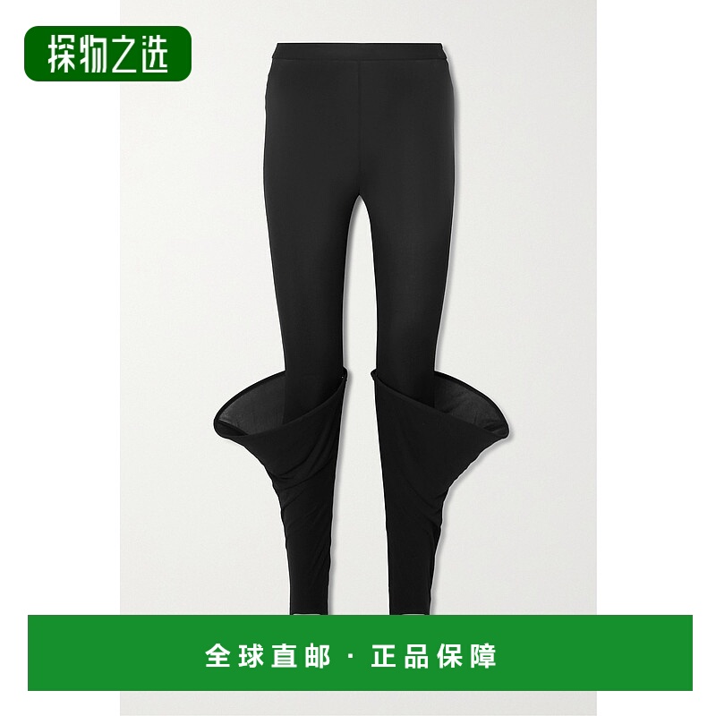 香港直邮LOEWE 罗意威 女士 绉纱踩脚打底裤 S540Y04XBP