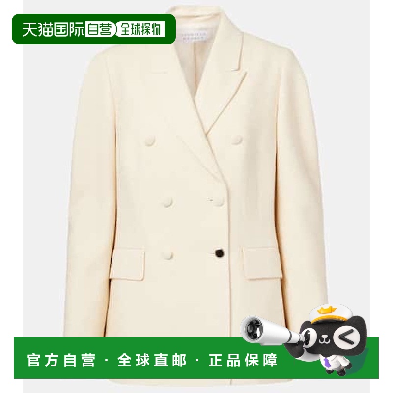 1h可退 香港直邮Gabriela Hearst 女士 Sedna 双排扣真丝西装外套
