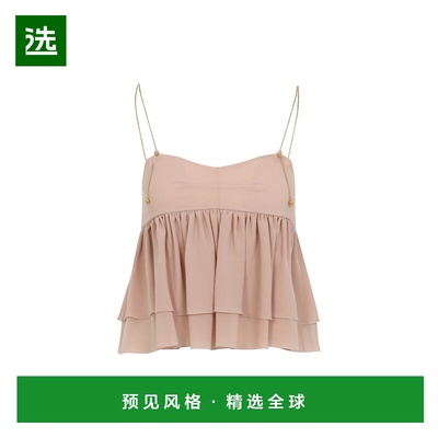香港直邮CHLOÉ 女士背心吊带 CH26SHT150026H7BISCUITPINK SS2026