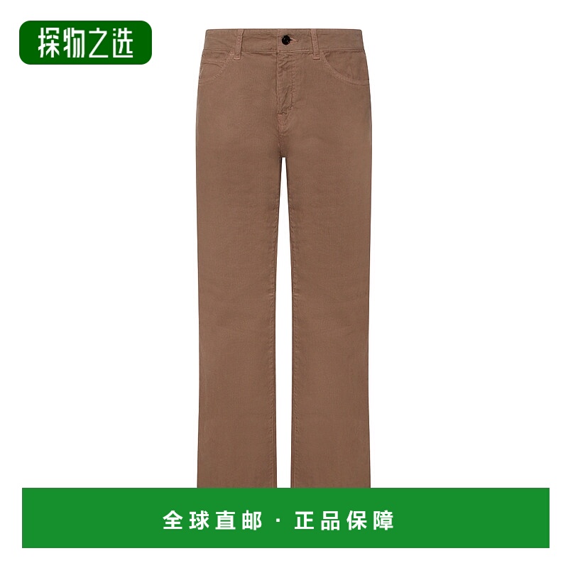 香港直邮The Row 女士 Carlyl 棉质灯芯绒直筒裤 6636W3724