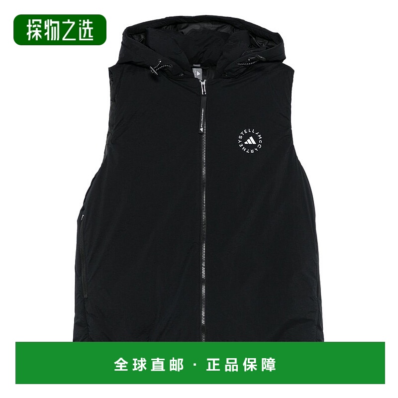 香港直邮adidas 阿迪达斯 女士 By Stella McCartney 黑色毛线衫