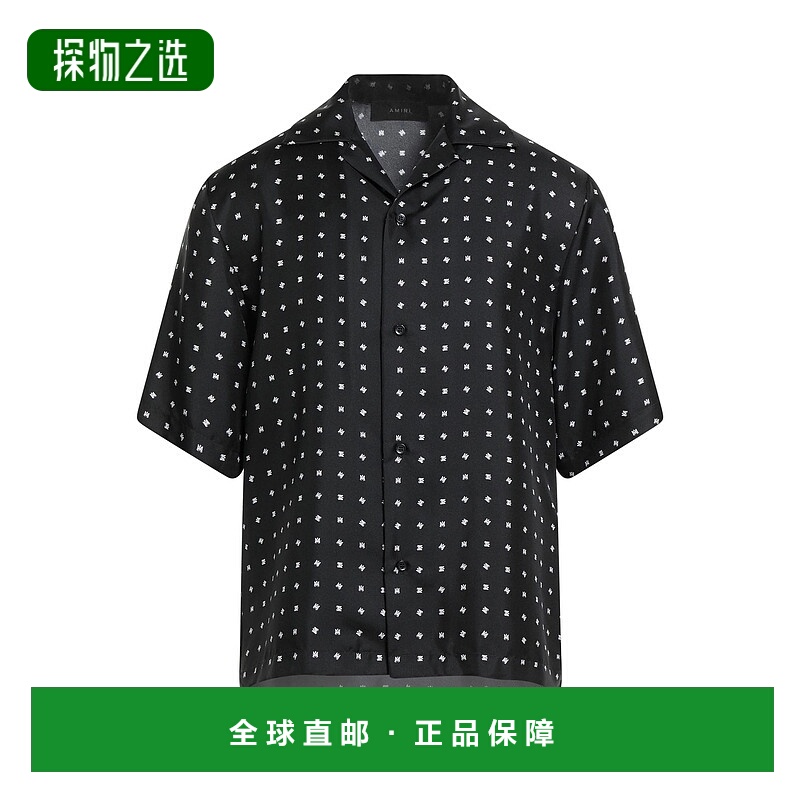 香港直邮AMIRI 男士 花纹衬衫 black黑色 舒适时尚