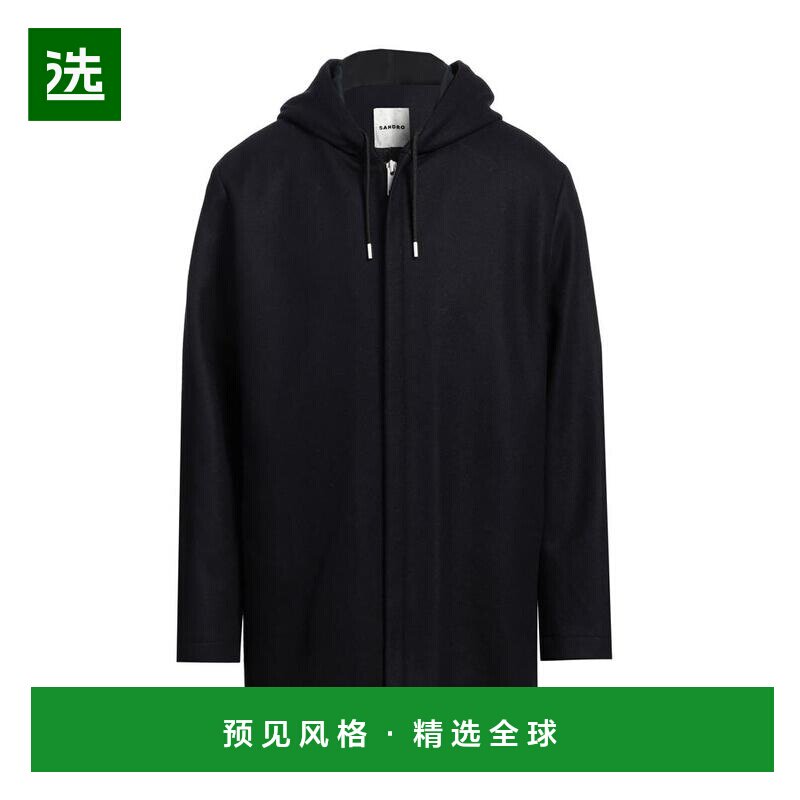 1h可退 【美国直邮】SANDRO 派克大衣 男装毛呢大衣 16370348DW