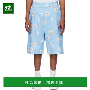 男士 莫斯奇诺 蓝色 Satin All 1h可退 Bermuda 香港直邮Moschino