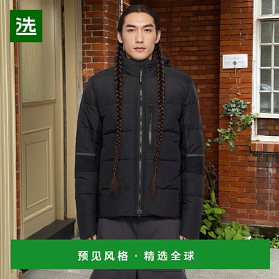 1h可退 香港直邮Canada Goose 加拿大鹅 男士 黑色 Hybridge 羽绒