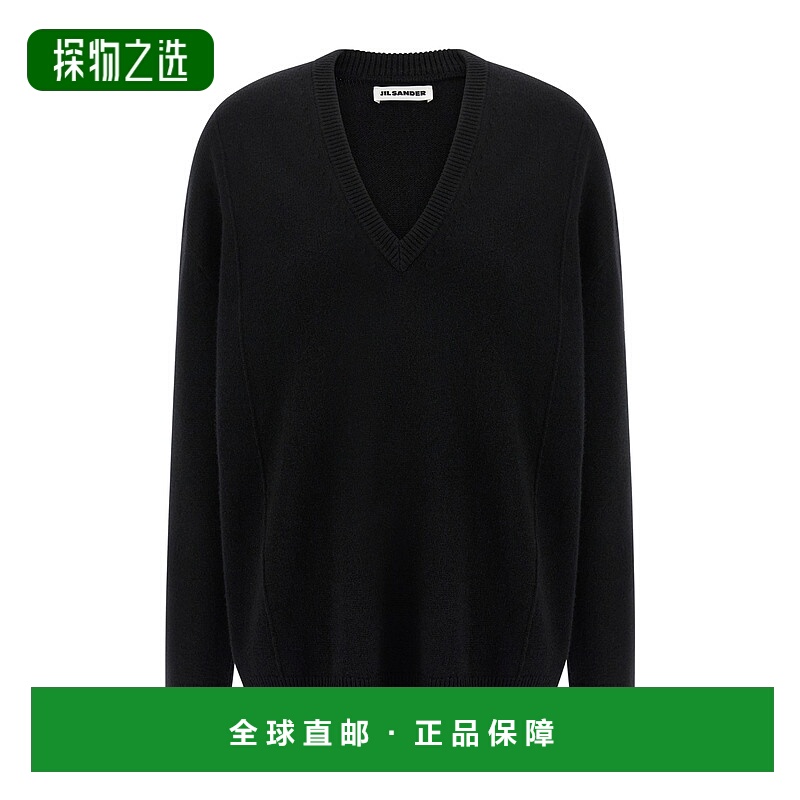 香港直邮Jil Sander V领毛衣 J03GP0168J14818