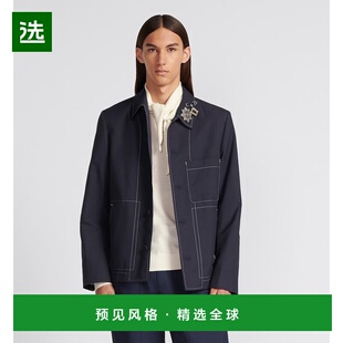 413C208A6002迪奥 缝线休闲夹克 香港直邮Dior 工装