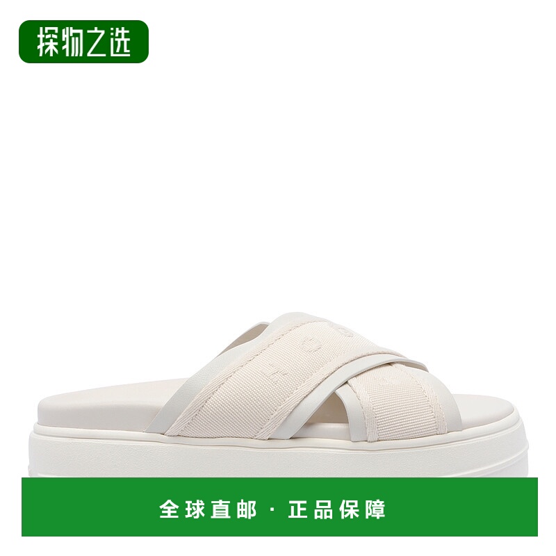 1h可退 香港直邮Hogan 女士 圆头厚底拖鞋 HXW6800FO10LE9