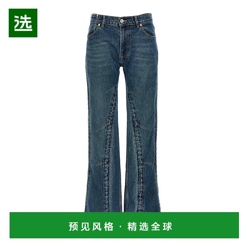 1h可退 Y/PROJECT 女士牛仔裤 107PA002EVERGREENVINTAGEBLUE