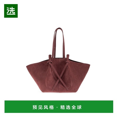 香港直邮YUZEFI 女士手提包 YUZCOHBLM0S024 SS2026 酒红色 Shopp