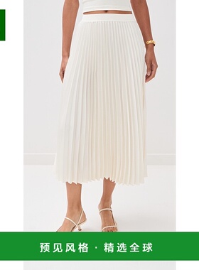 香港直邮Simkhai 女士 Melanie 中长半身裙 beige米色 舒适时尚