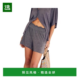 1h可退 【美国直邮】Momoni|蓝色卢勒克斯蜜蜂短裤针织运动休闲百