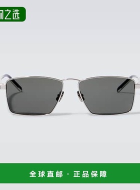 1h可退 香港直邮Saint Laurent 圣罗兰 男士 SL 700 矩形太阳眼镜