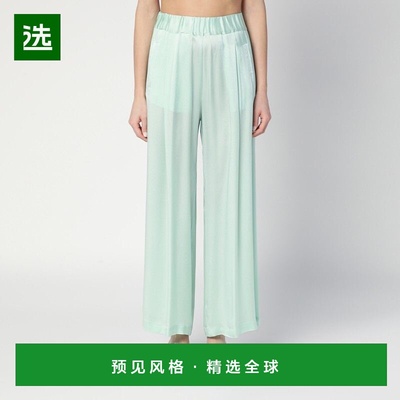 1h可退 香港直邮Semicouture 女士 JOHNNY 绿色裤子(AQUA) Y5SM19