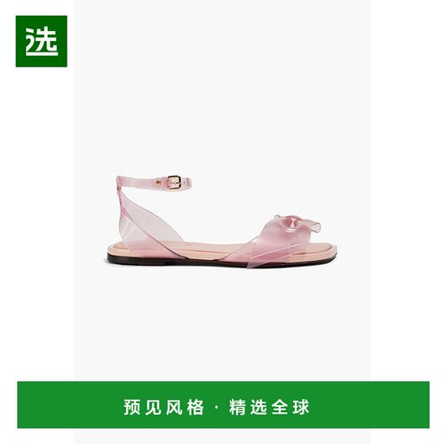 香港直邮ZIMMERMANN 女士 PVC 蝴蝶结凉鞋 4526S23FON单鞋