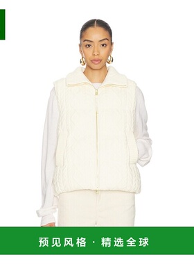 1h可退 香港直邮VARLEY 女士 Irina 麻花扭纹针织马甲 VAR02836