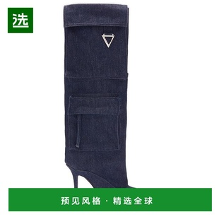 牛仔高跟长筒靴 1h可退 女士 Attico 247WS656D001 香港直邮The