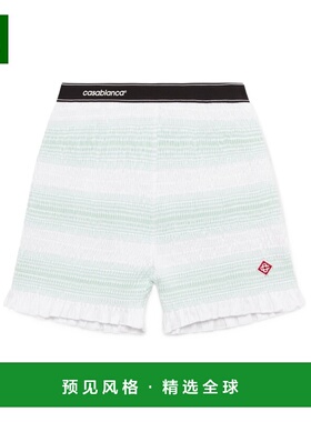 香港直邮CASABLANCA 女士短裤 WPF25JTR16301 AW2025 白色 松紧腰
