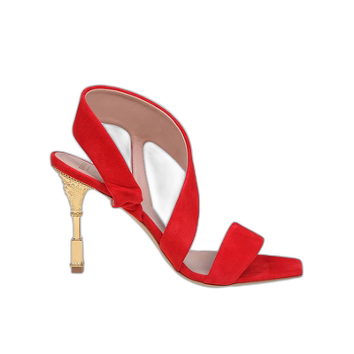 BALMAIN 女士凉鞋 CN1UH958LCMK3KB真皮高跟牛皮细高跟