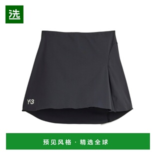 香港直邮Y-3 女士短裤 JW0133 AW2025 黑色 Y-3 网球专业比赛裙裤