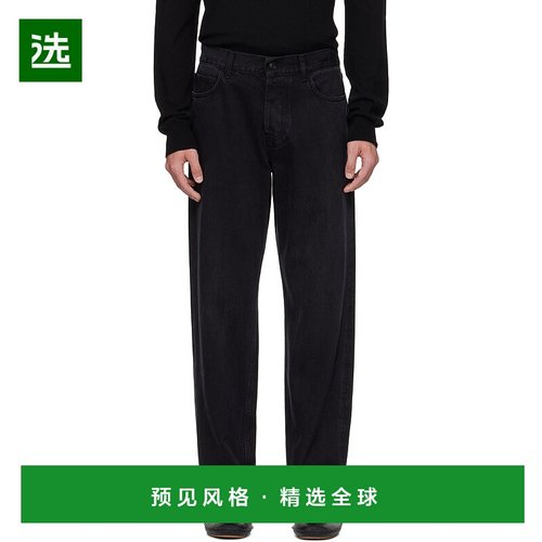 1h可退 香港直邮The Row 男士 黑色 Ross 牛仔裤 554W2352