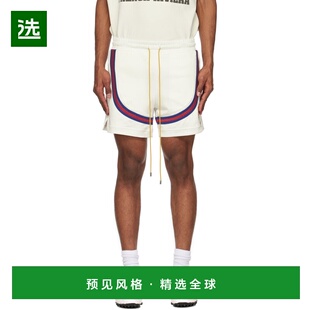 1h可退 香港直邮Rhude 男士 白色 Crest Veille 运动短裤 RHSS25S