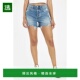高腰复古牛仔短裤 1h可退 女士休 Bottom Line 美国直邮 DAZE