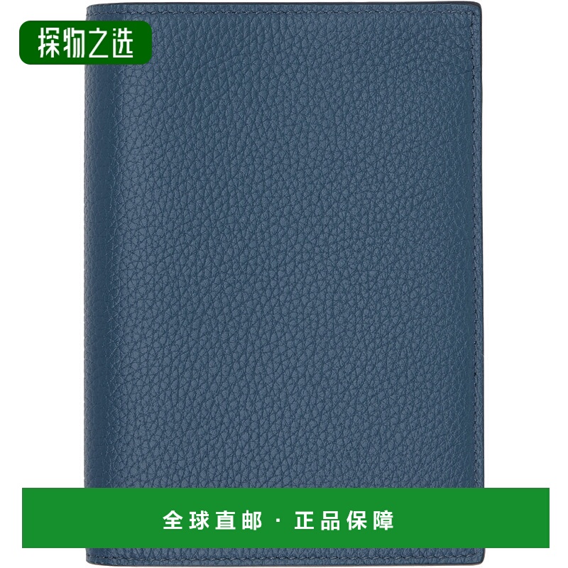 香港直邮Tom Ford 汤姆·福特 男士 蓝色 Soft Grain Leather T L