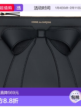 1h可退 香港直邮comme des garcons 川久保玲 男士 黑色 Big Bow