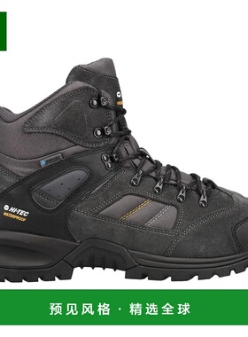 1h可退 【美国直邮】Hi Tec Rock Mid WP 黑色登山靴 男士时尚徒
