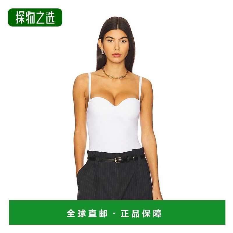 香港直邮Wolford 女士 Mat 精装塑形细带连体衣 4W3001WO