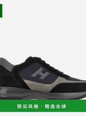 欧洲直邮Hogan Interactive灰黑色运动鞋休闲