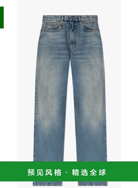 1h可退 香港直邮R13 女士牛仔裤 R13WD038D306A SS2025 蓝色