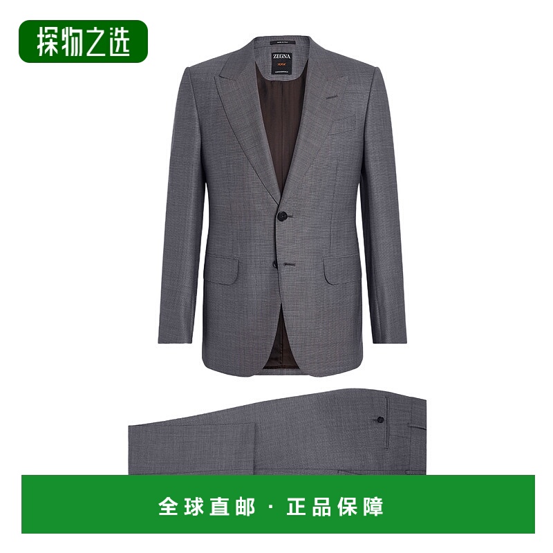 香港直邮Zegna 羊毛西装套装 222515A221L