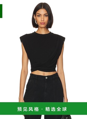 1h可退 香港直邮Simkhai 女士 Estelle 上衣 SI2021J black黑色