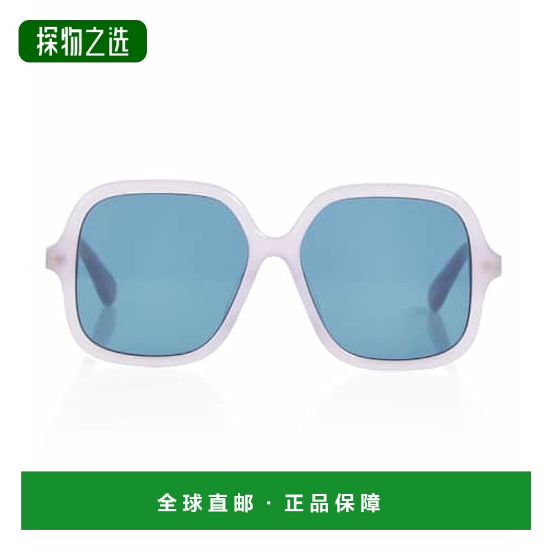 香港直邮Chloe 蔻依 方框太阳眼镜 purple紫色 舒适时尚