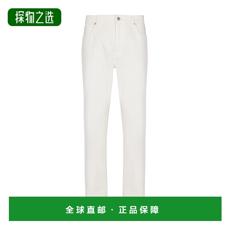 香港直邮Balmain 牛仔直筒裤 GH1MI043DG14