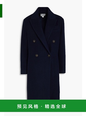 1h可退 香港直邮VINCE 女士 磨毛毡大衣 V997591434 blue蓝色 舒