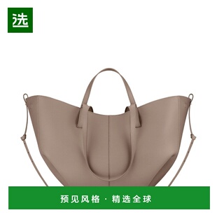 欧洲直邮POLENE Cyme女士褐色小牛皮手提包单肩包