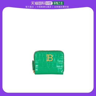 Buzz 鳄鱼纹徽标钱包 香港直邮Balmain BN0NK196LVCW