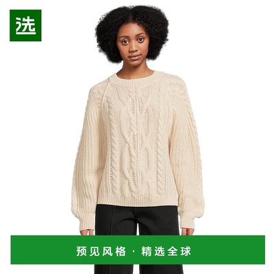 1h可退 香港直邮Free People 自由人 女士 Frankie 麻花扭纹毛衣