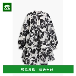 1h可退 香港直邮Stine Goya 女士 层叠花朵图案织锦迷你连衣裙 SG