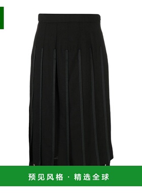 香港直邮Thom Browne 羊毛百褶半身裙 FGC400B00473百褶裙a字裙