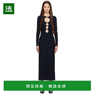 香港直邮潮奢 黑色镂空连衣裙 Burberry 女士 8062 巴宝莉 1h可退