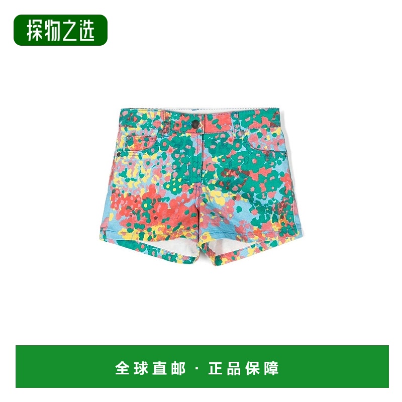 1h可退 欧洲直邮stella mccartney kids 少女 休闲裤短裤