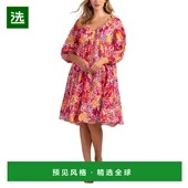 美国直邮 Trina Turk女士连衣裙V领修身 1h可退 时尚 优雅自然舒