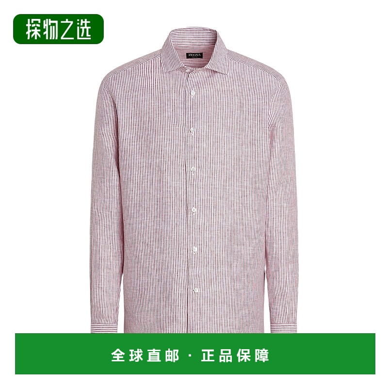 香港直邮Zegna Oasi Lino 衬衫 UFX27A9SRF7